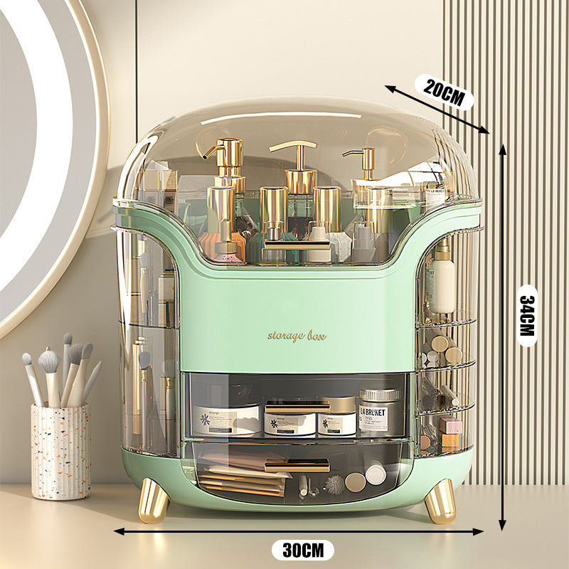 Luxe Transparent Makeup Organizer