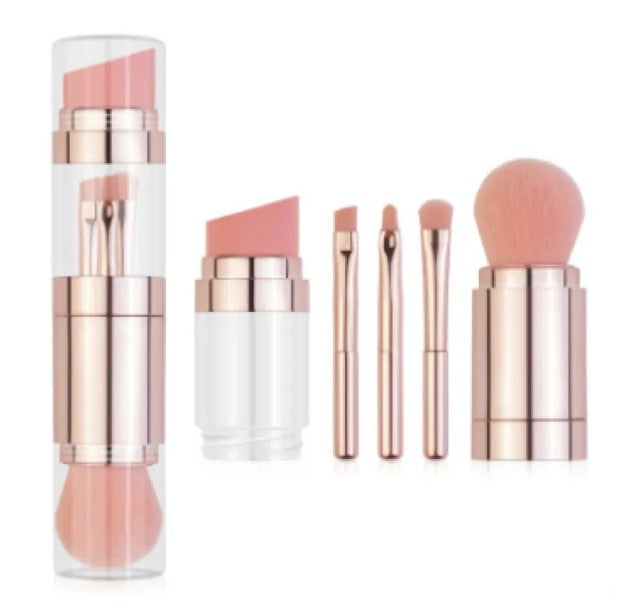 5-in-1 Travel Makeup Brush Set