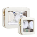 Luxe Clear Travel Makeup Bag Set