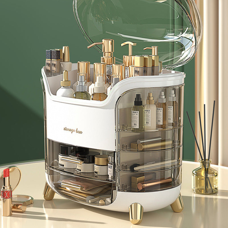 Luxe Transparent Makeup Organizer