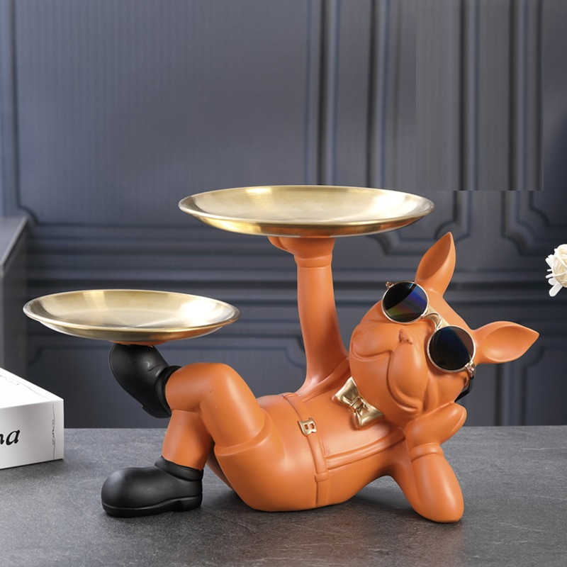 Double-Tier Decorative Tray
