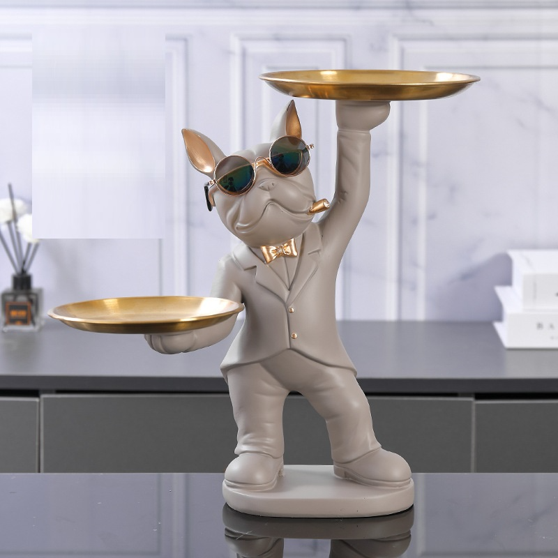 Double-Tier Decorative Tray