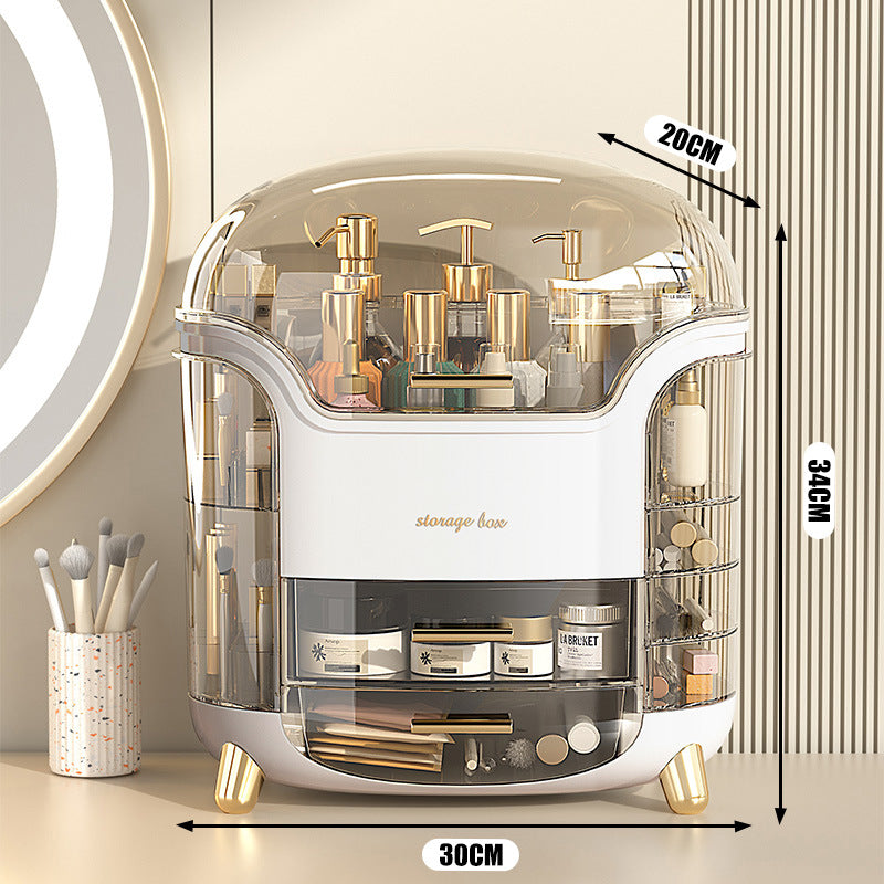 Luxe Transparent Makeup Organizer